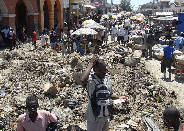 Gonaïves, Haiti after the 2008 hurricanes. Pic by Roosewelt Pinhiero/ABr