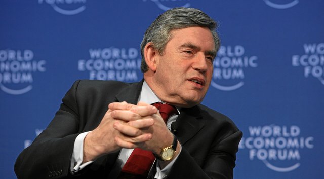 Gordon Brown architect of Bank of England independence (photo by Remy Steinegger)